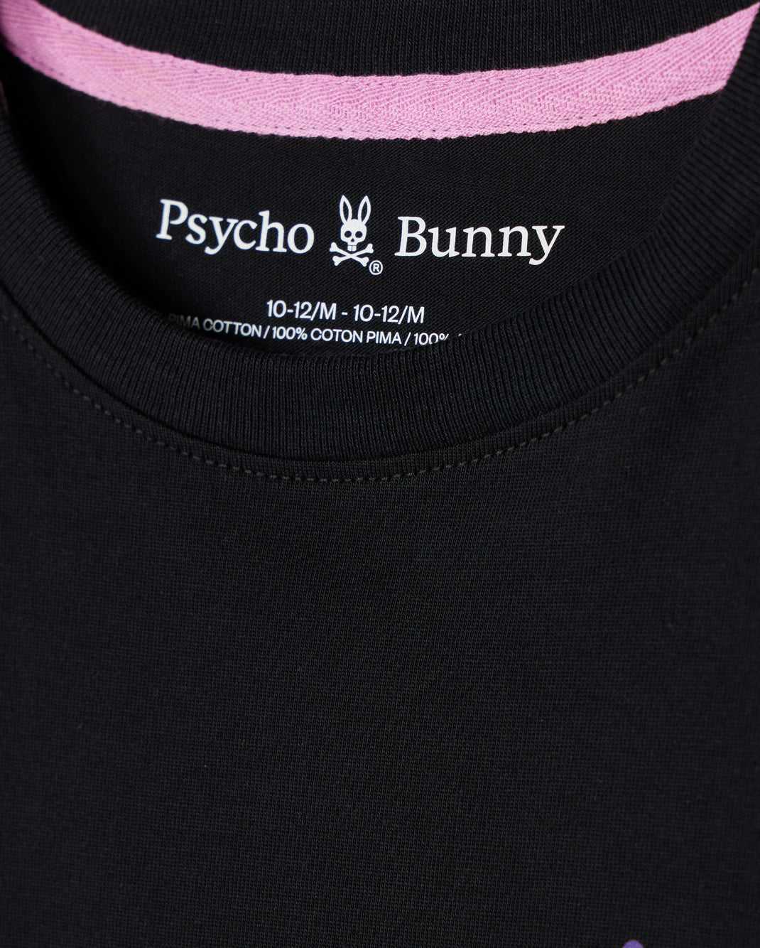 Tees Psycho Bunny Redland Graphic Tee Noir Enfant | LVW-17612498